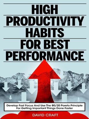 cover image of High Productivity Habits For Best Performance